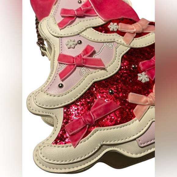 NWT•Betsey Johnson “Merry” Christmas Tree crossbody - Picture 7 of 13